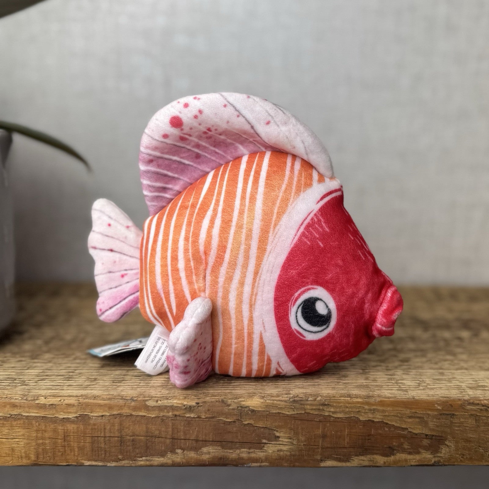 Jellycat Fishiful Pink - Pink Fish Soft Toy Beanie Small Retired With Tags 6”