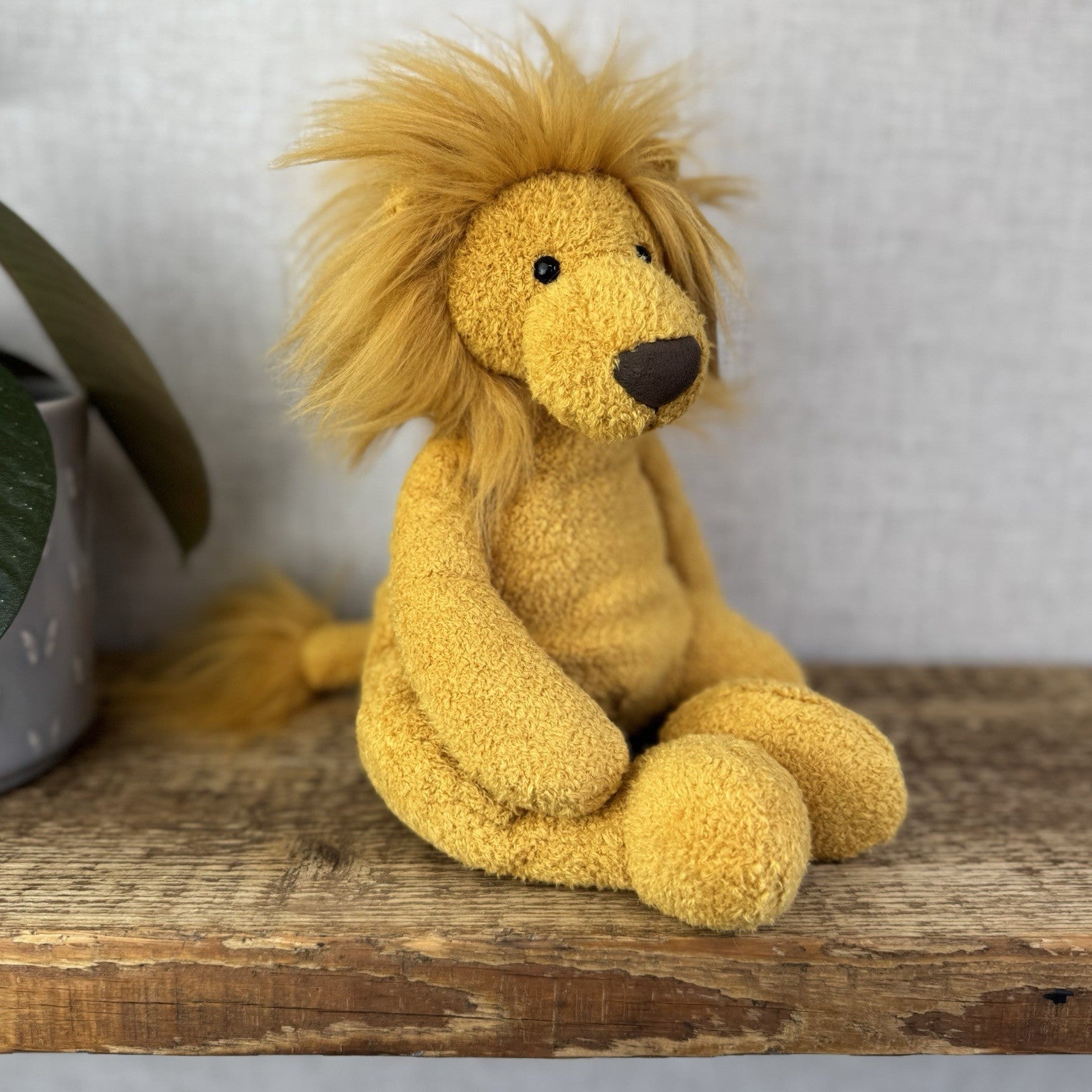 Jellycat Medium Pelhamby Lion - Pristine Retired Jellycat Lion Soft Toy 12" NWT