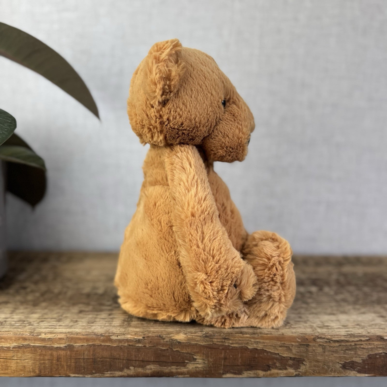 Jellycat Bashful Bear - Medium Brown Bashful Bear - Retired Bear With Tags 12”