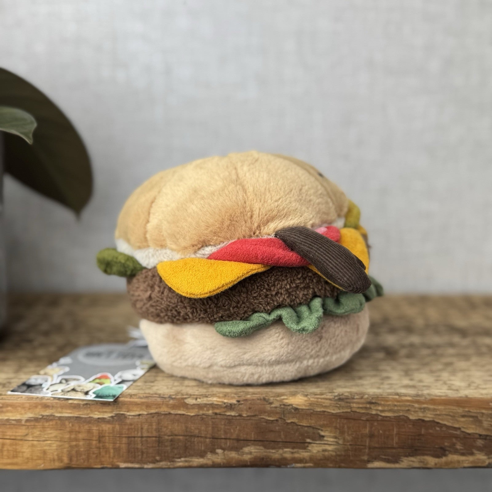 Jellycat Amuseable Burger Plush Soft Toy Food - Burger Beanie Plush Collectible