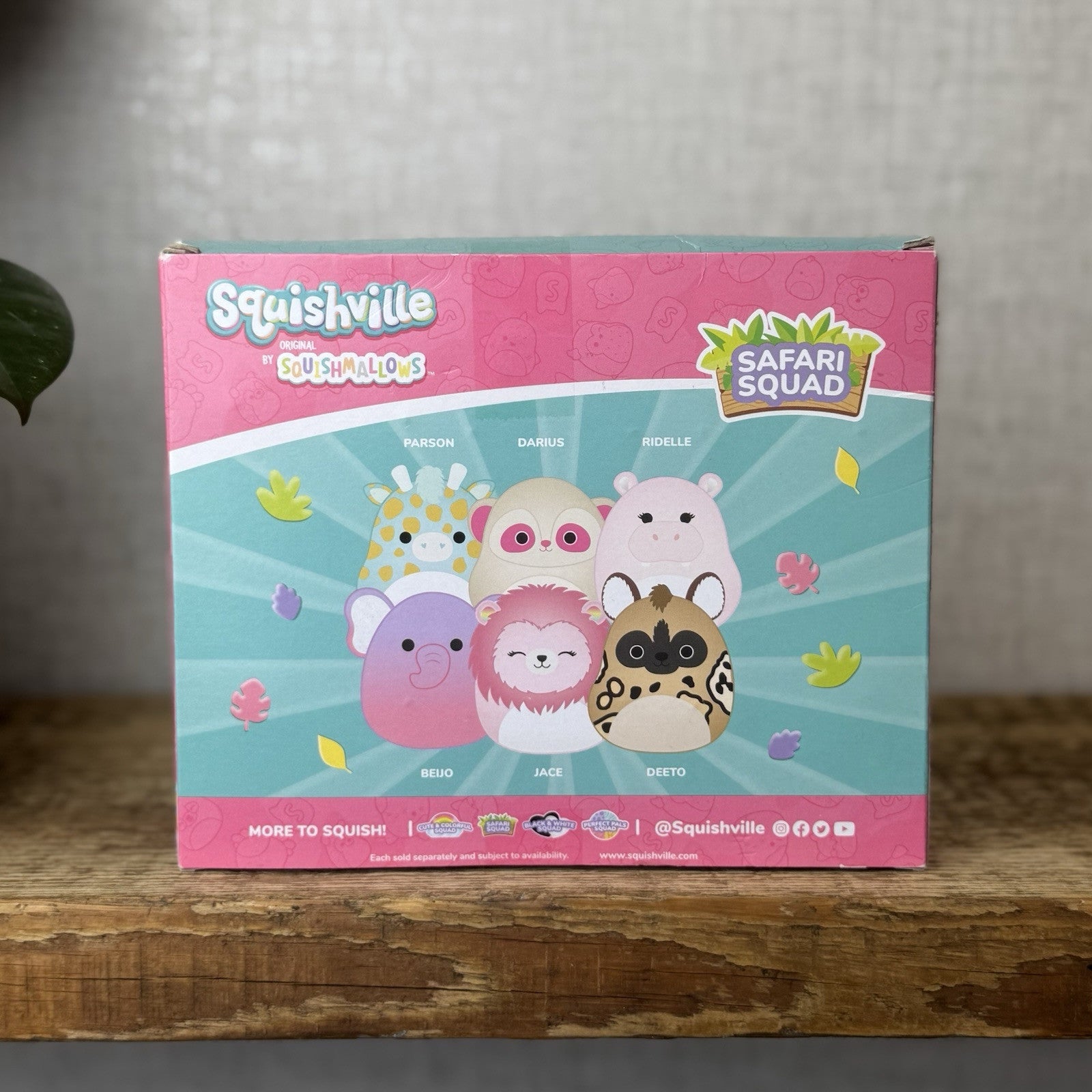 Squishmallow Safari Squad - New In Box - Squishmallows Squishville Collectibles