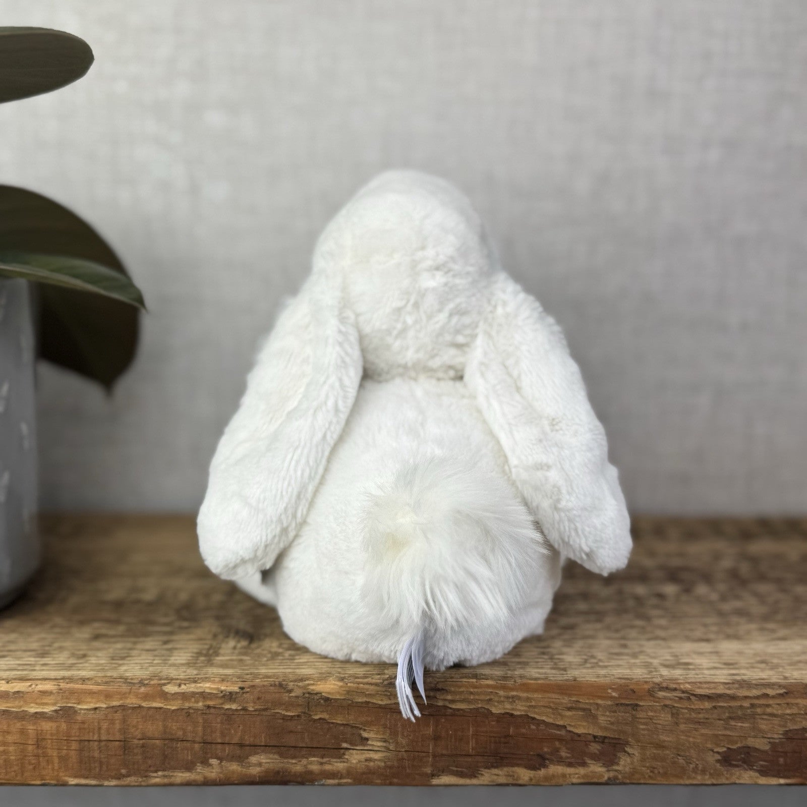 Jellycat SMALL White Smudge Bunny Rabbit - White Company White Bunny Smudge 10”