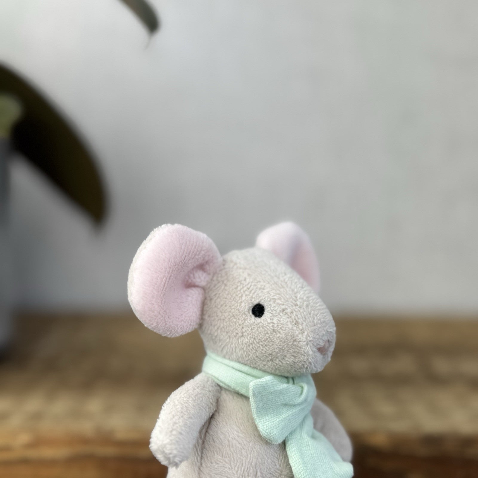 Jellycat Tiny Mouse Green - Hanging Mouse John Lewis Poppet Retired 4"
