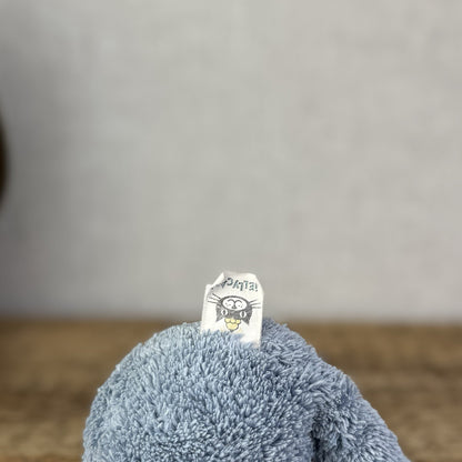 Jellycat Lil Slackajack Blue Bear Baby Slackajack Textured Blue Slackajack 8”