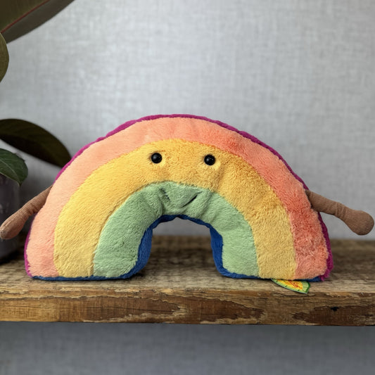 Jellycat Amuseable Rainbow - Rainbow Soft Toy Plush - Rainbow With Arms New Tags