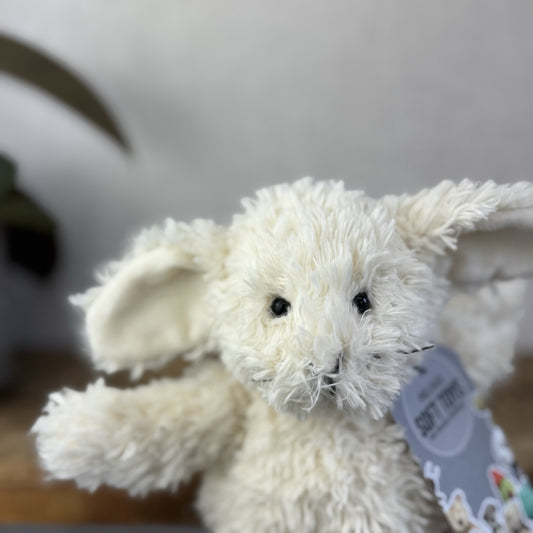 Jellycat Small Toastie Bunny - Small Cream Bunny Whiskers Vintage Curly Fur 9”
