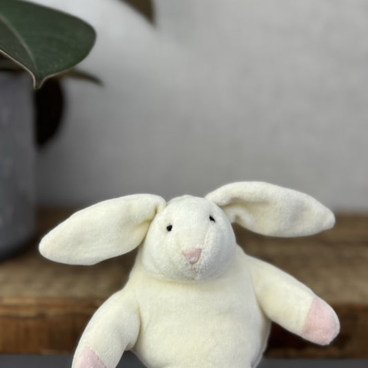 Manhattan Toy Company - Paulina Pudgie Bunny Rabbit - With tags (Old Jellycat)
