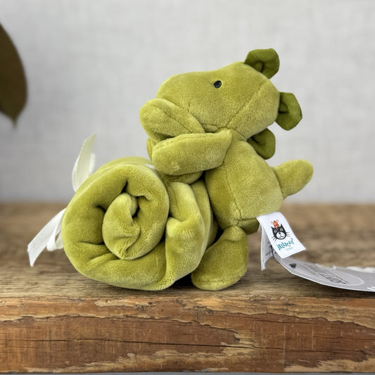 Jellycat My First Dino Soother - Green Velour Dinosaur Soother Small Soft Baby