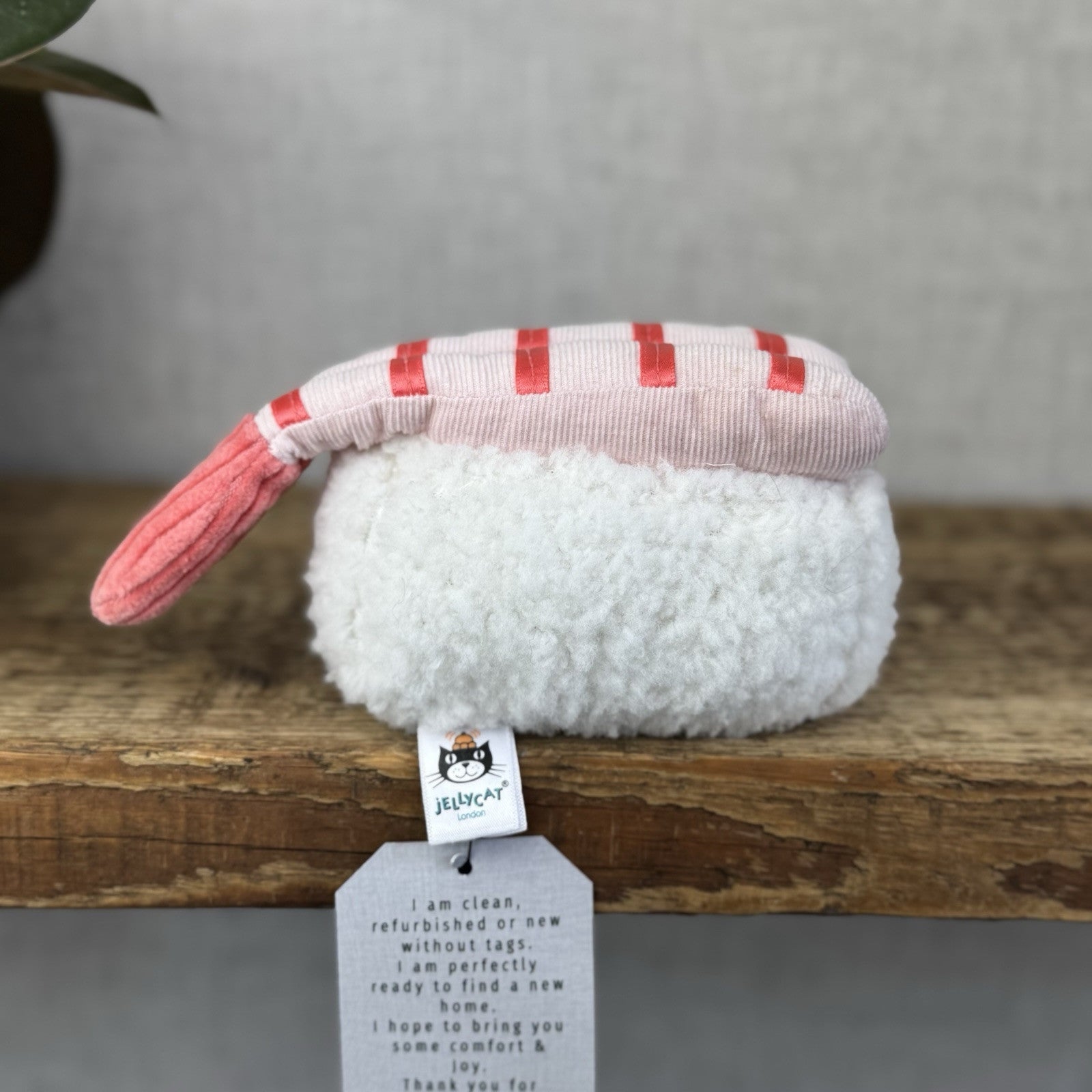 Jellycat Amuseable Sushi Nirgiri - Sushi Beanie Soft Toy Food Play Retired Small
