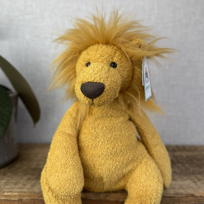 Jellycat Medium Pelhamby Lion - Pristine Retired Jellycat Lion Soft Toy 12" NWT