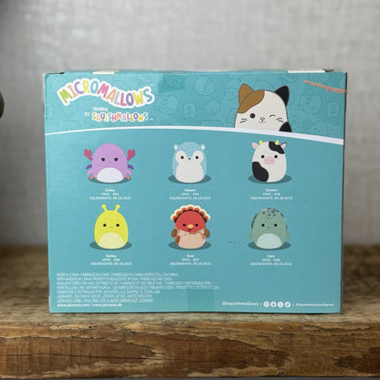 Squishmallow Micromallows 6 pack - Cailey, Connor, Gavi, Zarina, Hasani, Cole