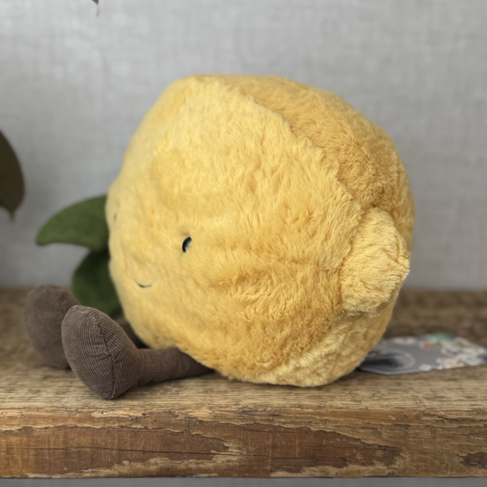 Jellycat Large Amuseable Lemon - Big Lemon With Legs - Food Play Soft Toy 8”