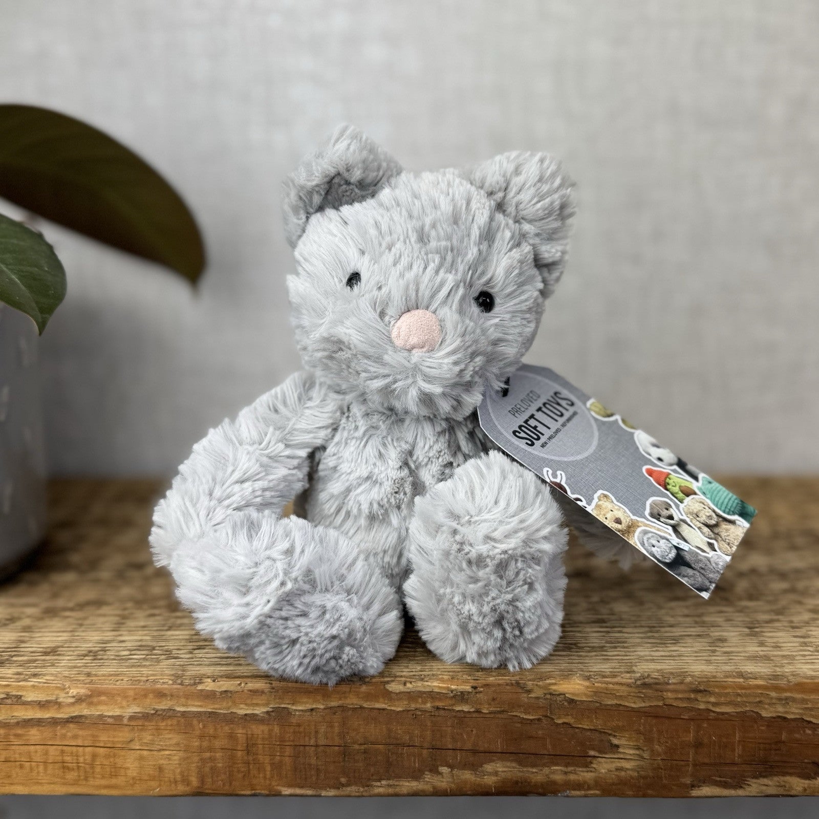 New Jellycat Squiggle Kitty Cat Iggle, Mumble Squiggles Soft Toy Retired Rare