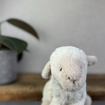 Jellycat Lovely Lamb Soft Plush Cuddly Sheep Retired Small Cream Sheep 8”