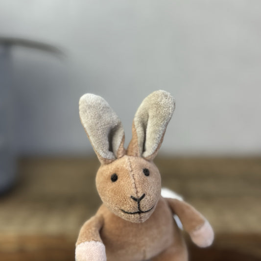 Jellycat Baby Rumble Tumble Bunny - Tiny Vintage Soft Toy Mini Bunny 4" 