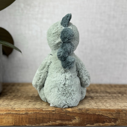 Jellycat Small Puffles Dinosaur - Small Light Green Super Soft Dinosaur Plush 9"