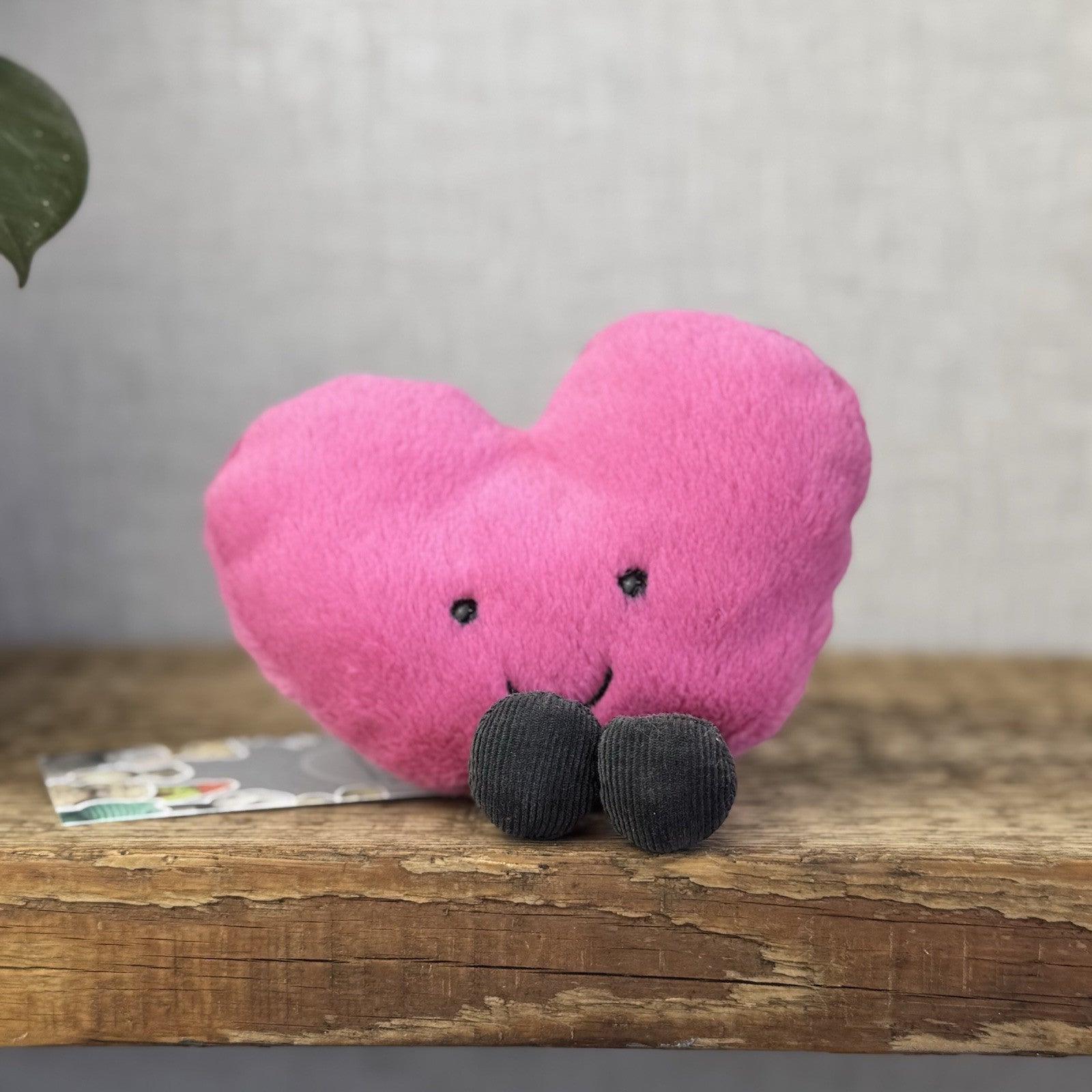 Jellycat Amuseable Pink Heart Small Heart Beanie - Jellycat Heart Small 4” (2)