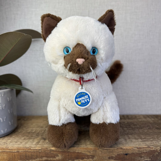 Build A Bear Hello Promise Pets Ragdoll Cat New Without Tags 2016 White/Brown