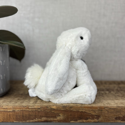 Jellycat SMALL White Smudge Bunny Rabbit - White Company White Bunny Smudge 10”
