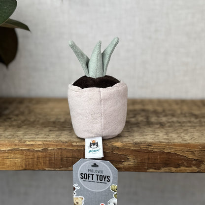 Jellycat Silly Seedling Laughing - Small Seedling Plant Pot Plush Display 4"