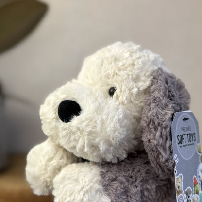 Jellycat Tumblie Sheepdog Grey & White Puppy Dog Soft Toy Plush 14” (2)