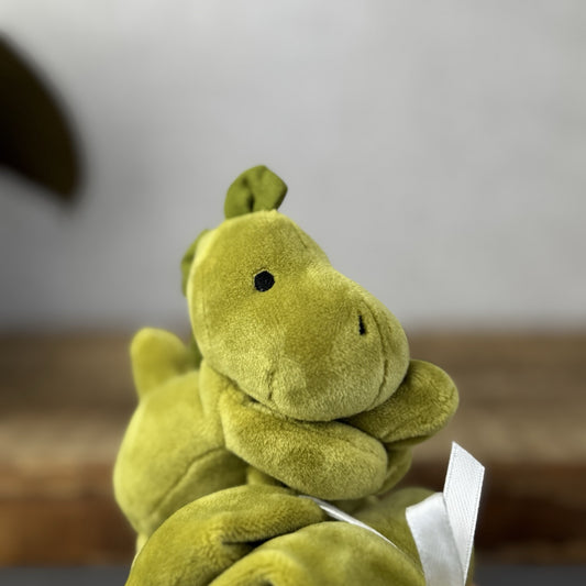Jellycat My First Dino Soother - Green Velour Dinosaur Soother Small Soft Baby