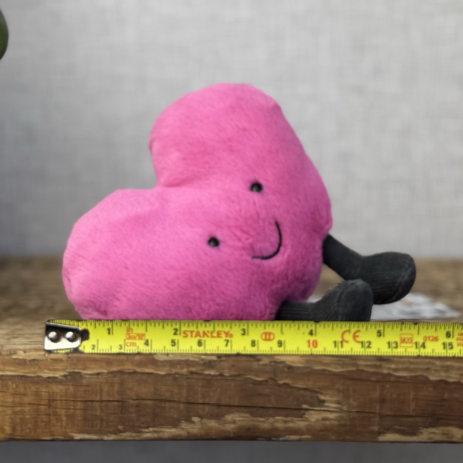 Jellycat Amuseable Pink Heart Small Heart Beanie - Jellycat Heart Small 4” (2)