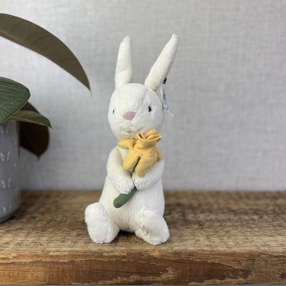 Jellycat Bobbi Bunny Rabbit With Daffodil Flower New With Tags Spring Small 8”