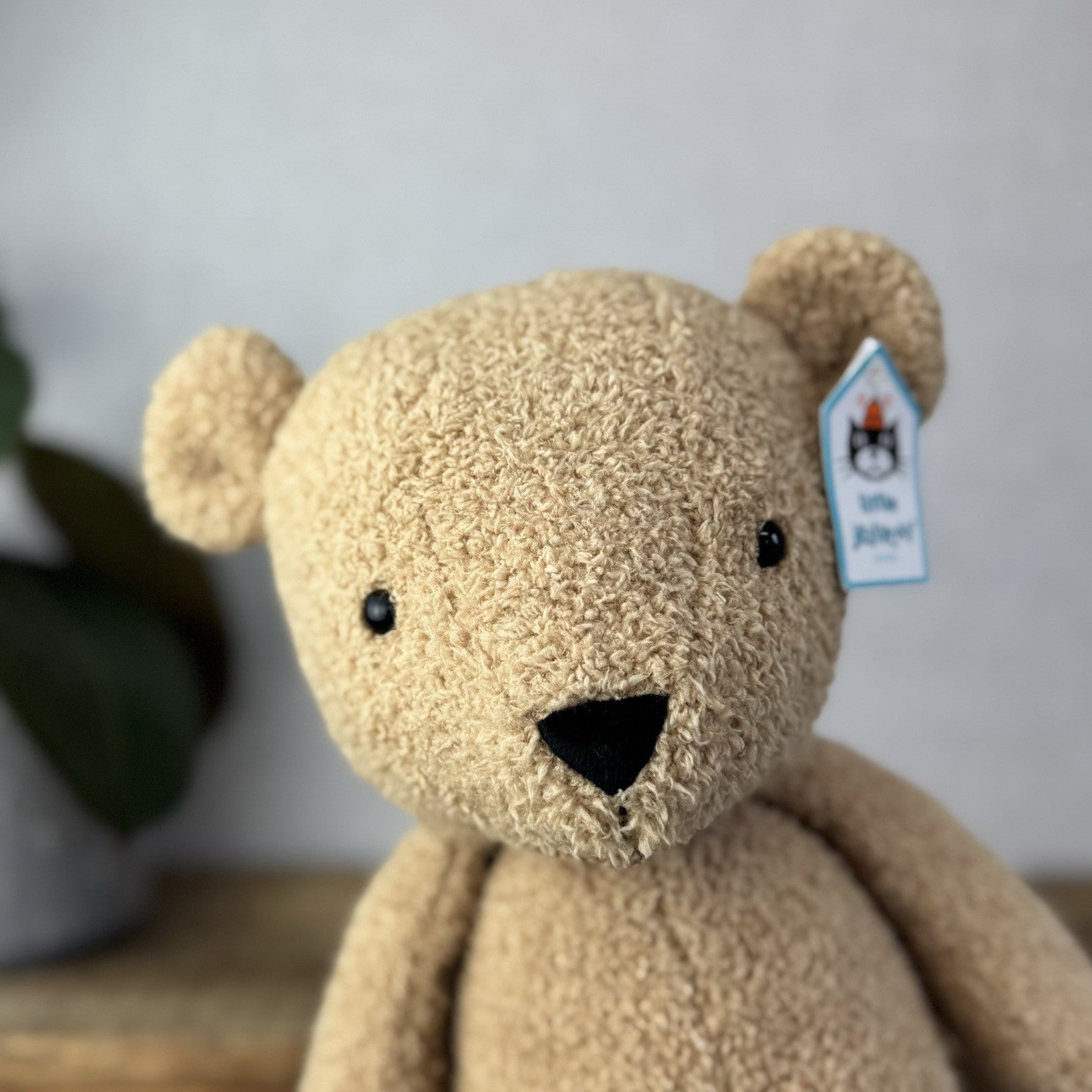 Jellycat Big Teddy - Large Little Jellycat Teddy Soft Toy With Tags Pristine 16"