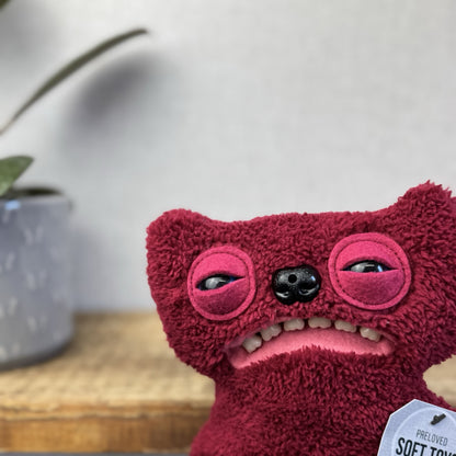 Fuggler Funny Ugly Monster - Fart Face Gnawing Terror - Farting Fuggler Red