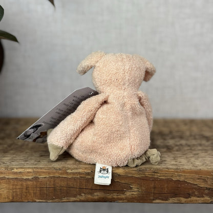 Jellycat Baby Bunglie Pig - Tiny Bunglie Pink Pig Vintage Old Collectible 7”