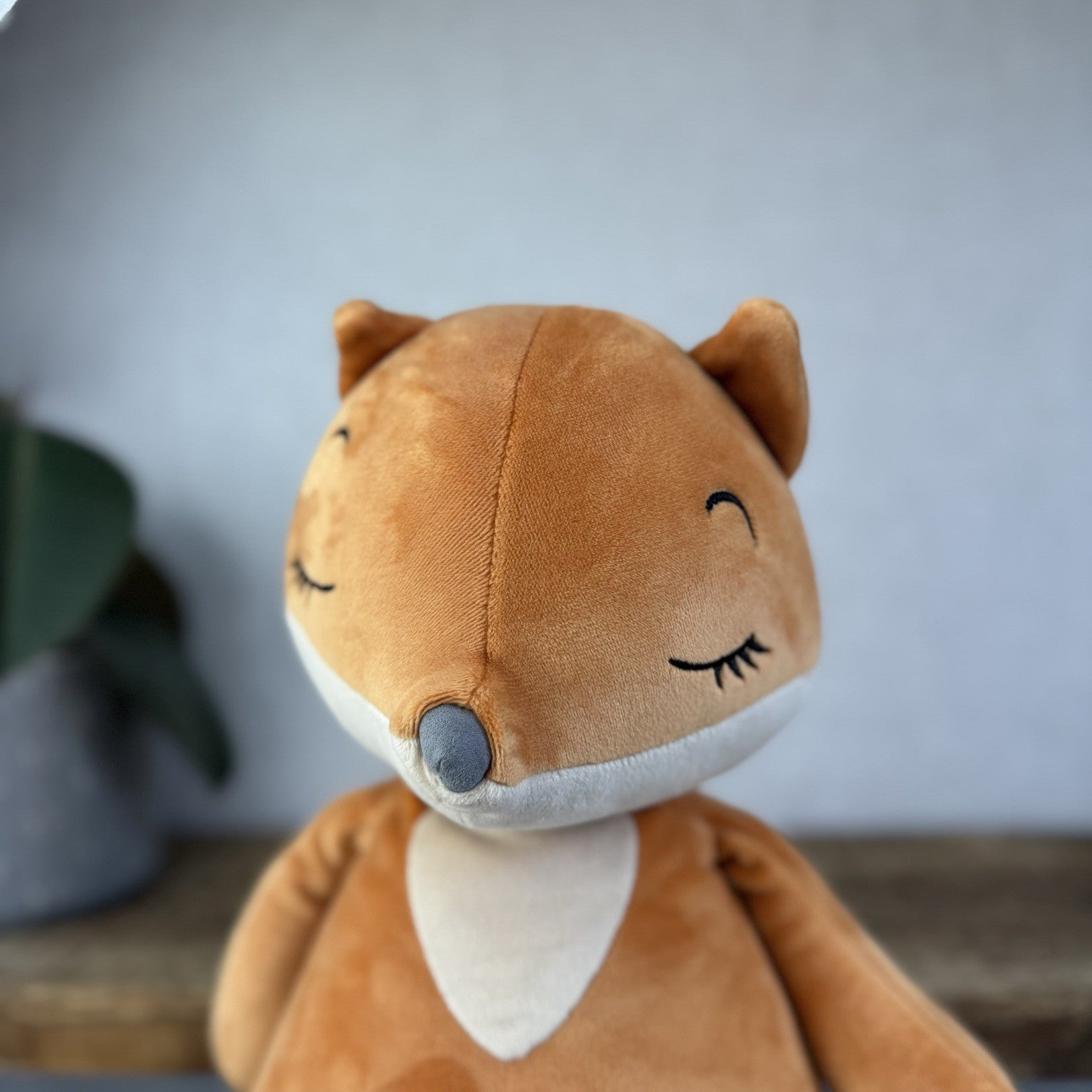 Jellycat Large Sleepee Fox - Large Velour Orange Fox Super Soft Retired Rare 16”