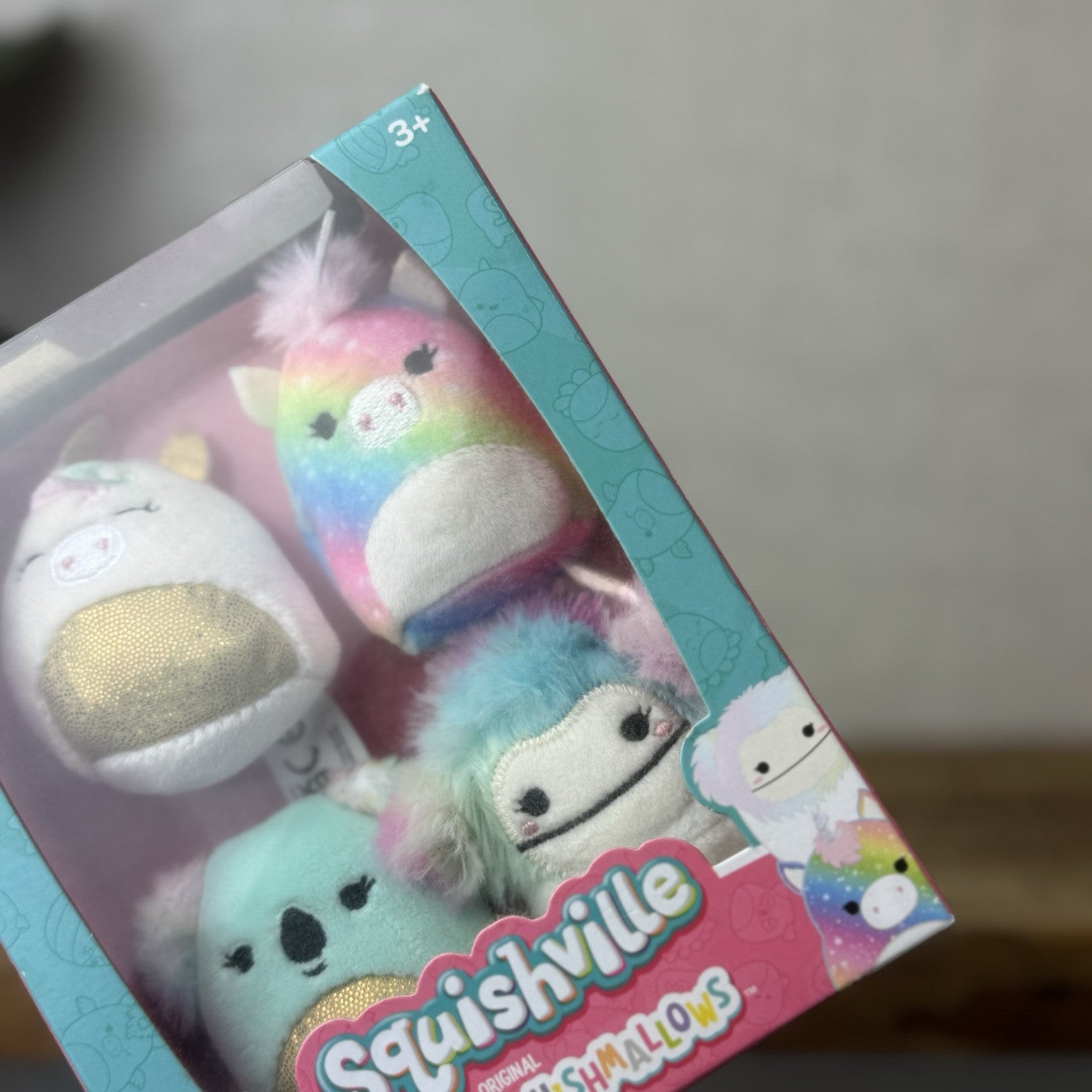 Squishmallow Squishville Pep Squad - New In Box - Unicorn, Koala Yeti Rare 2"