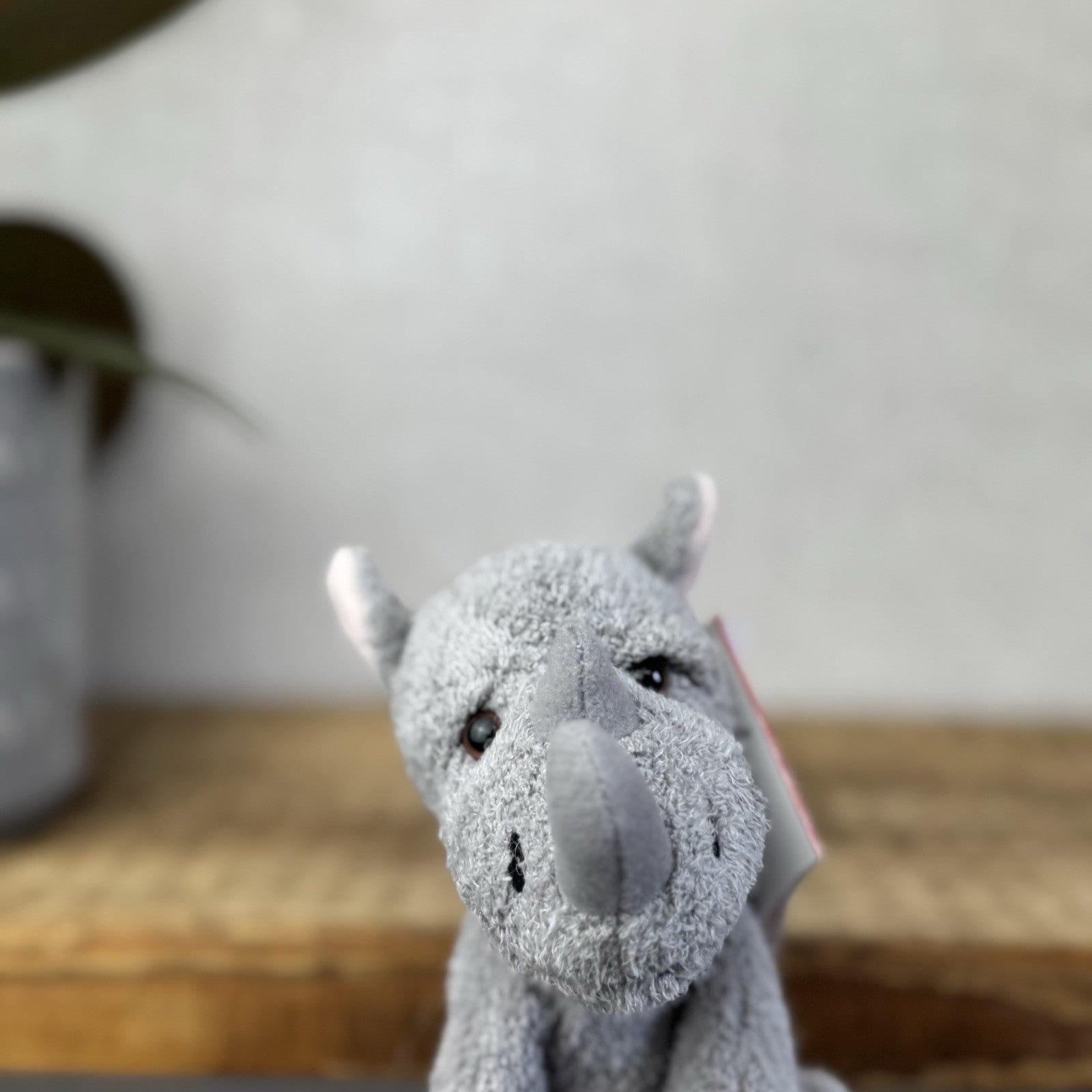 Russ Berrie Luv Pets Rhino - Small Beanie Rhino Soft Toy Plush With Tags 5"