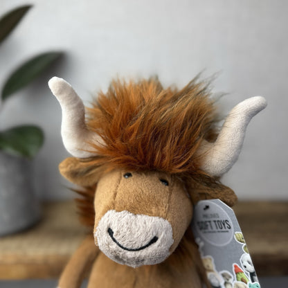 Jellycat Ramone Bull - Large Fluffy Bull New Jellycat New Without Tags 14"
