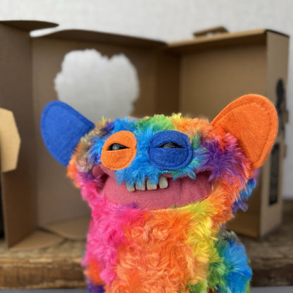 Fuggler Funny Ugly Monster Snuggler Edition Rainbow Grin Grin Snuggler With Box
