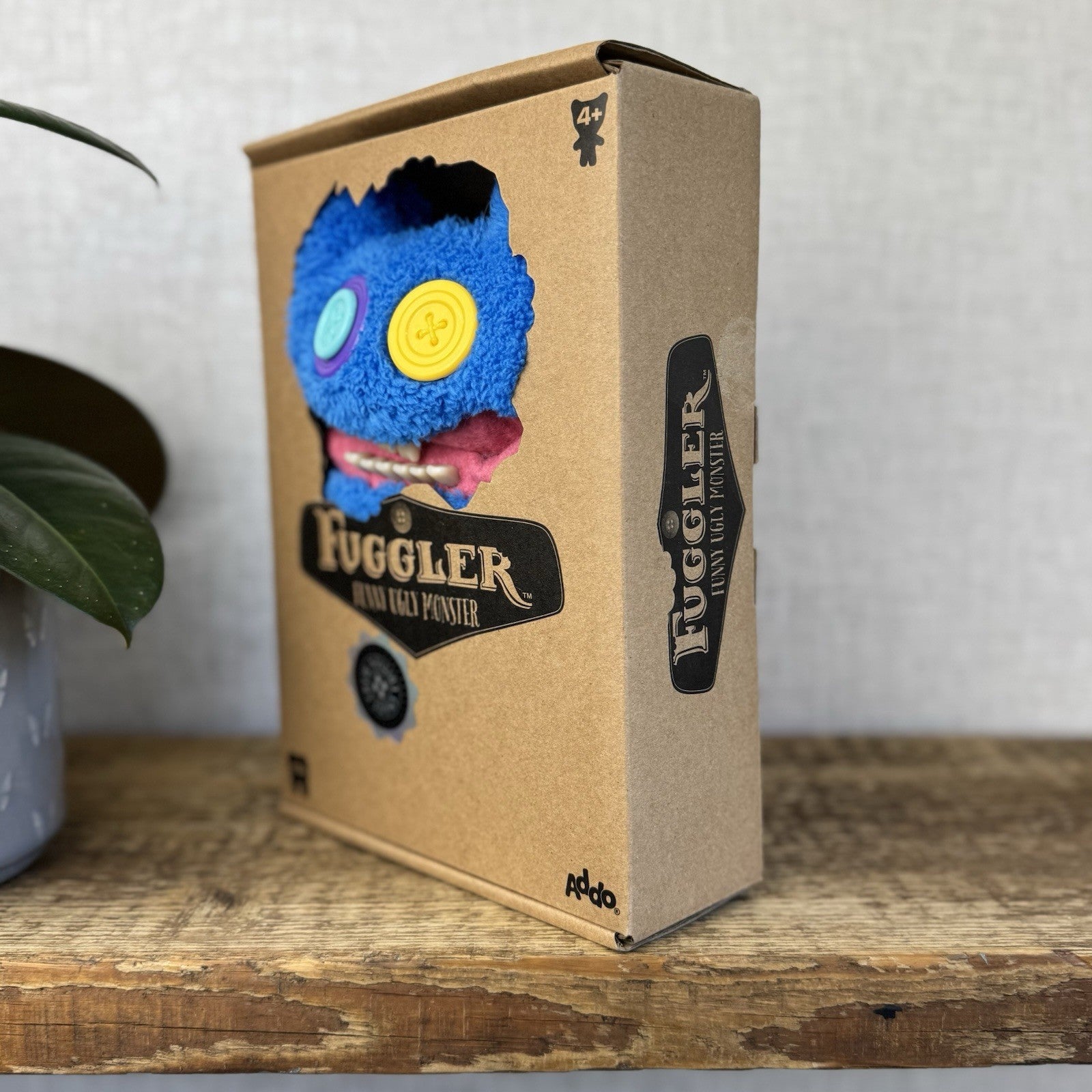 Fuggler Stinkface - Blue Snuggler Edition Fur Snuggly Funny Fuggler With Box