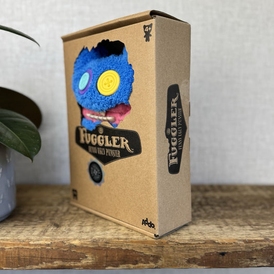 Fuggler Stinkface - Blue Snuggler Edition Fur Snuggly Funny Fuggler With Box