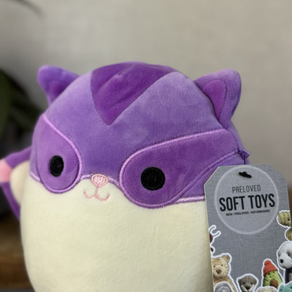 Squishmallow Joy Purple Sugar Glider, Cute Squishmallow Small Plush Toy 7.5"