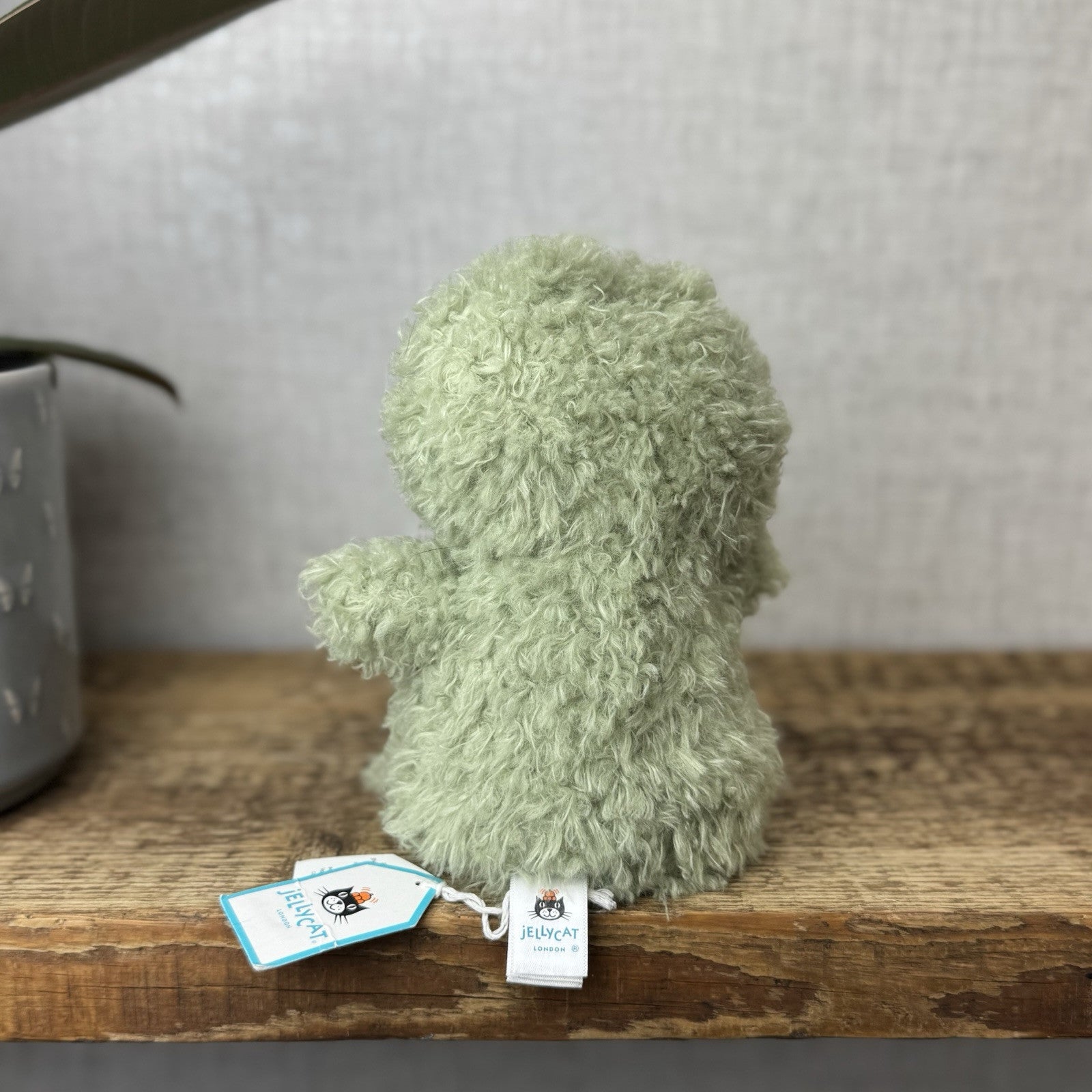 Jellycat Little Frog - Fluffy Little Frog - Light Green Frog New With Tags 8"
