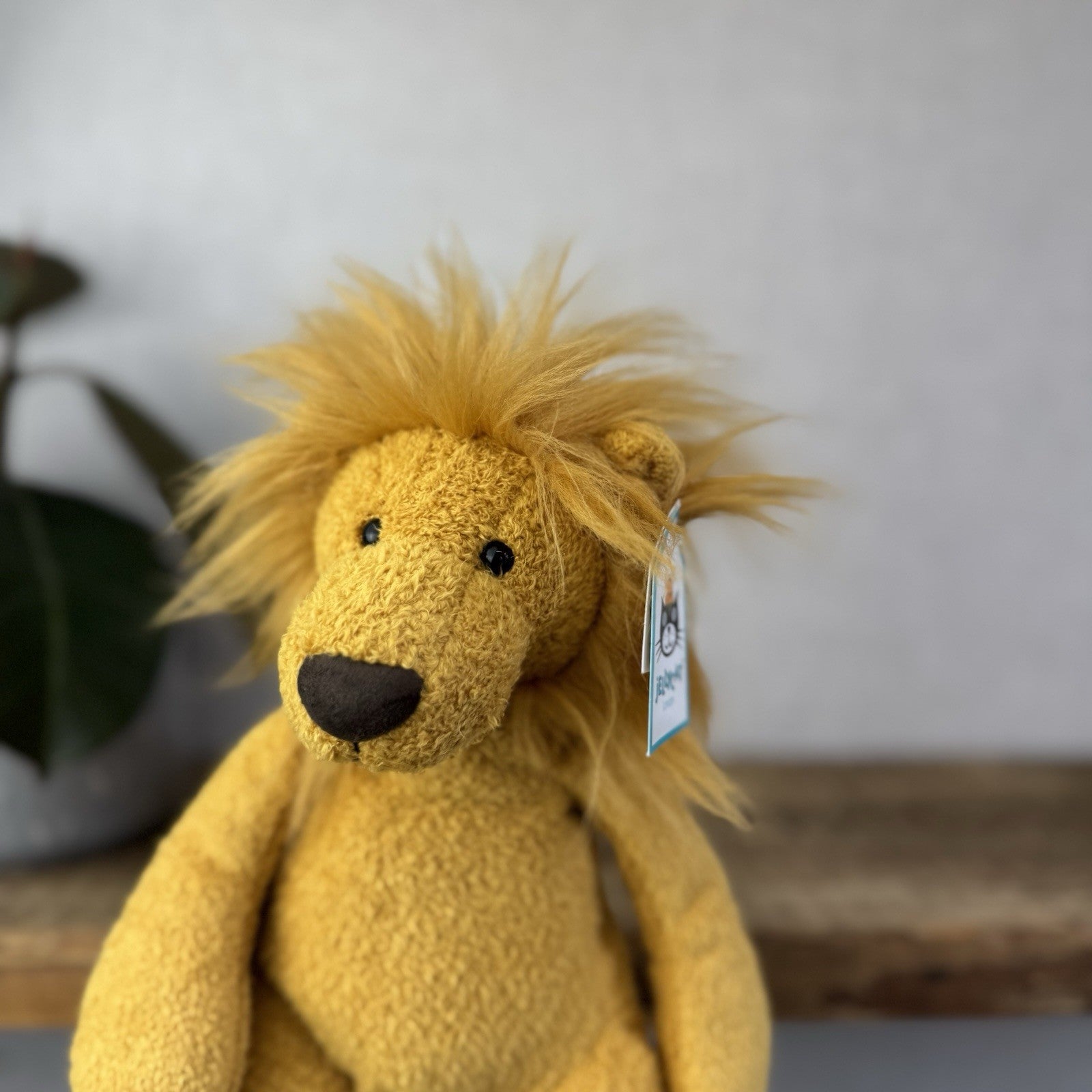 Jellycat Medium Pelhamby Lion - Pristine Retired Jellycat Lion Soft Toy 12" NWT