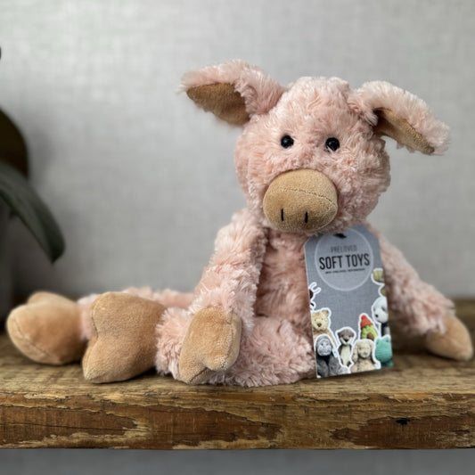 Jellycat Small Pickles Piglet - Vintage Jellycat Pig New Without Tags 12"