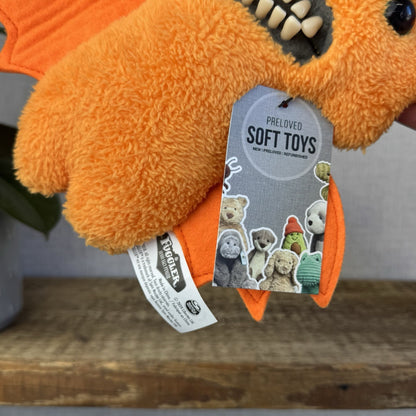Fuggler Fart Face Fuggler Winged Bat - Orange Fluffy Bat Funny Ugly Monster 