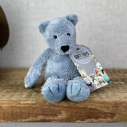 Jellycat Lil Slackajack Blue Bear Baby Slackajack Textured Blue Slackajack 8”