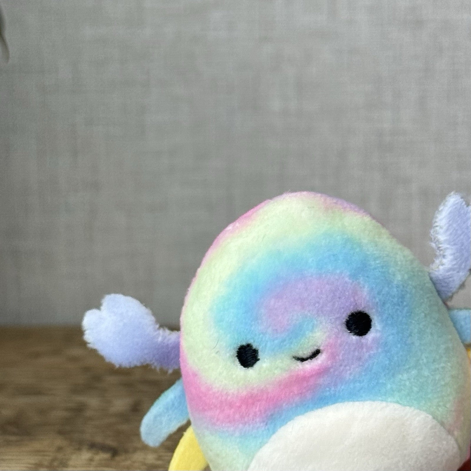 Squishmallow Squishville - Tiny Squishmallow Christabel Tie Dye Crab Pink/blue