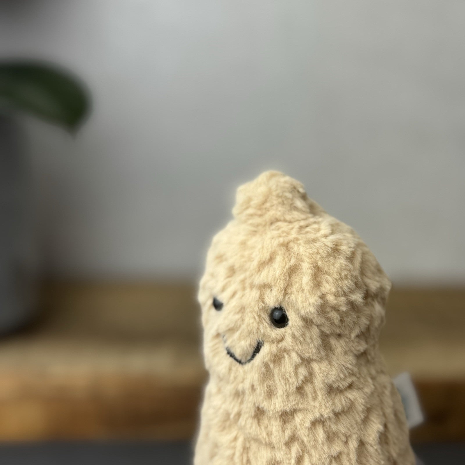 Jellycat Amuseable Peanut - Small Soft Toy Peanut Plush Beanie Tiny Nut 6”