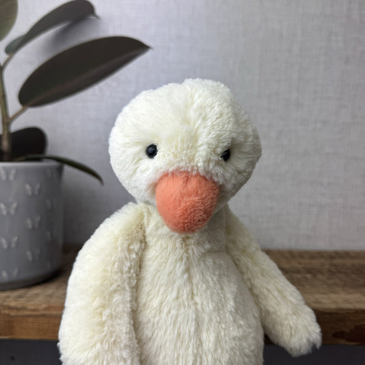 Jellycat Medium Bashful Duckling - Yellow & Orange Duck Retired With Tags 12”