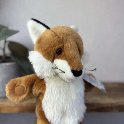 The Puppet Company - Fox Long Sleeve Puppet With Tail Fox Wildlife Puppet 14"