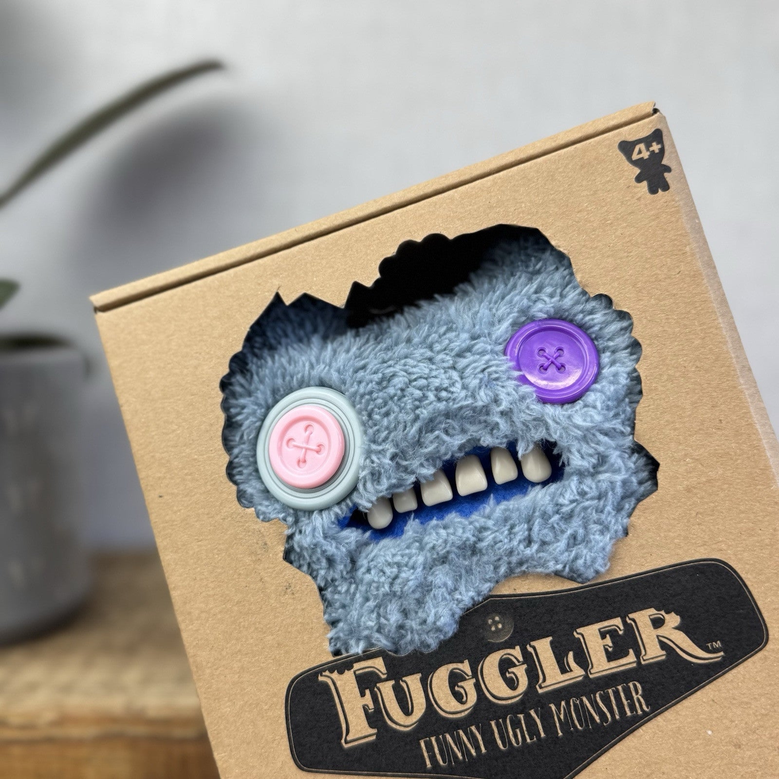 Fuggler Funny Ugly Monster Snuggler Edition - Indecisive Monster Grey Snuggly