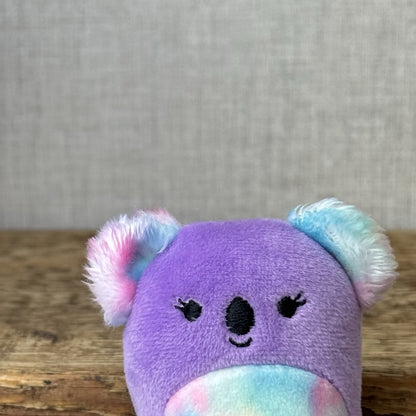 Squishmallow Squishville - Tiny Squishmallow Renate Koala - Tie Dye Purple 2”